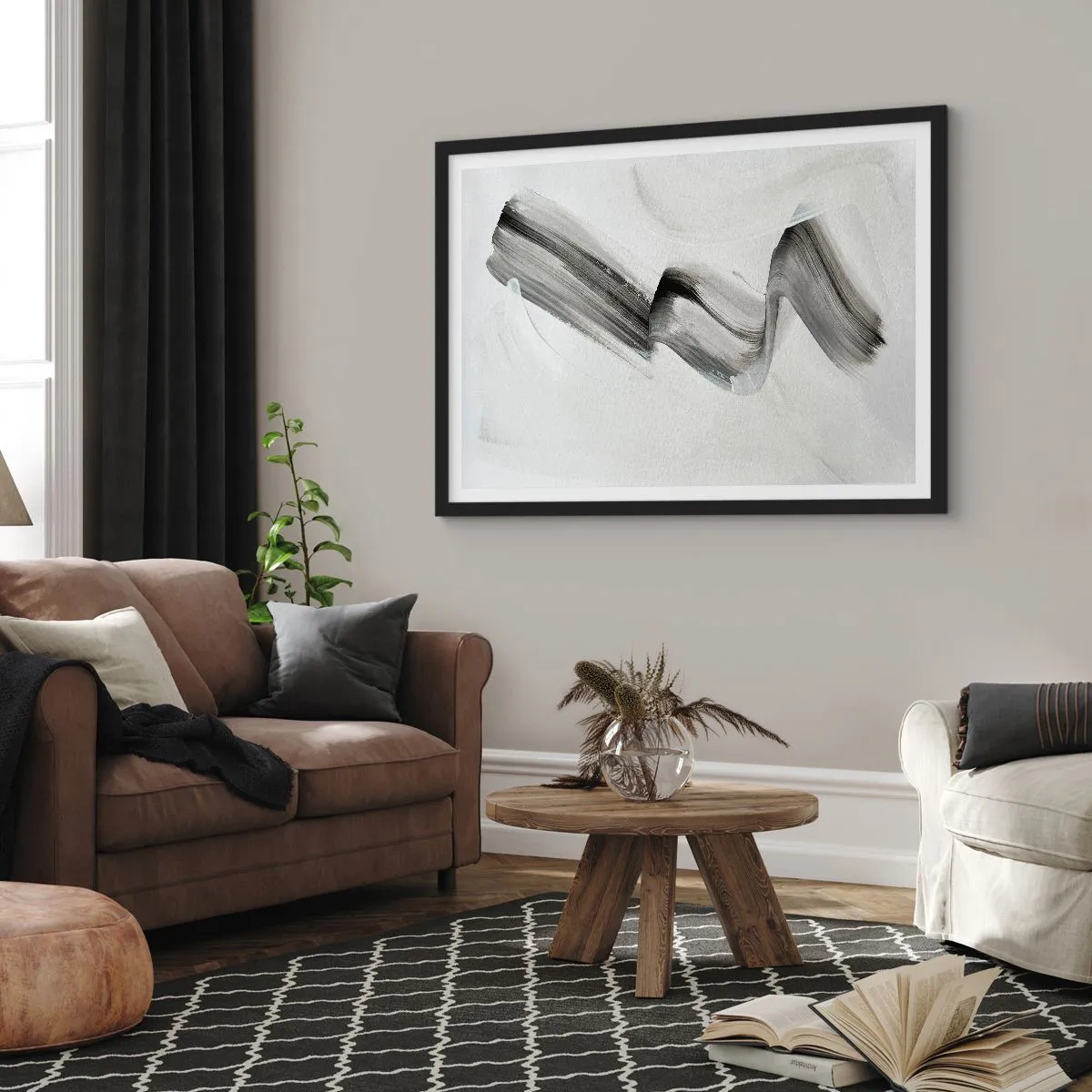 Poster în ramă neagră - Doar pentru distracție - 91x61 cm