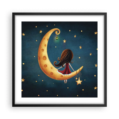 Poster în ramă neagră - A fost odată ca niciodată... - 50x50 cm