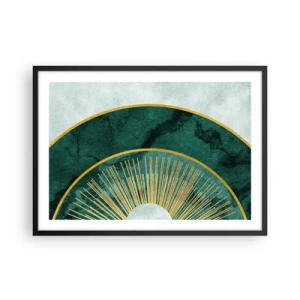 Poster în ramă neagră - Un alt sistem solar - 70x50 cm