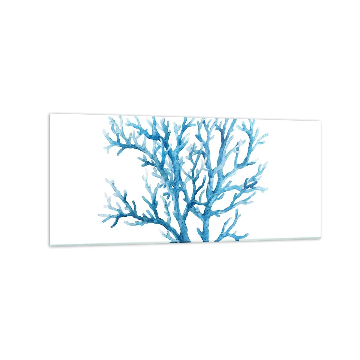 Tablou pe sticlă - Filigranul marin - 120x50 cm