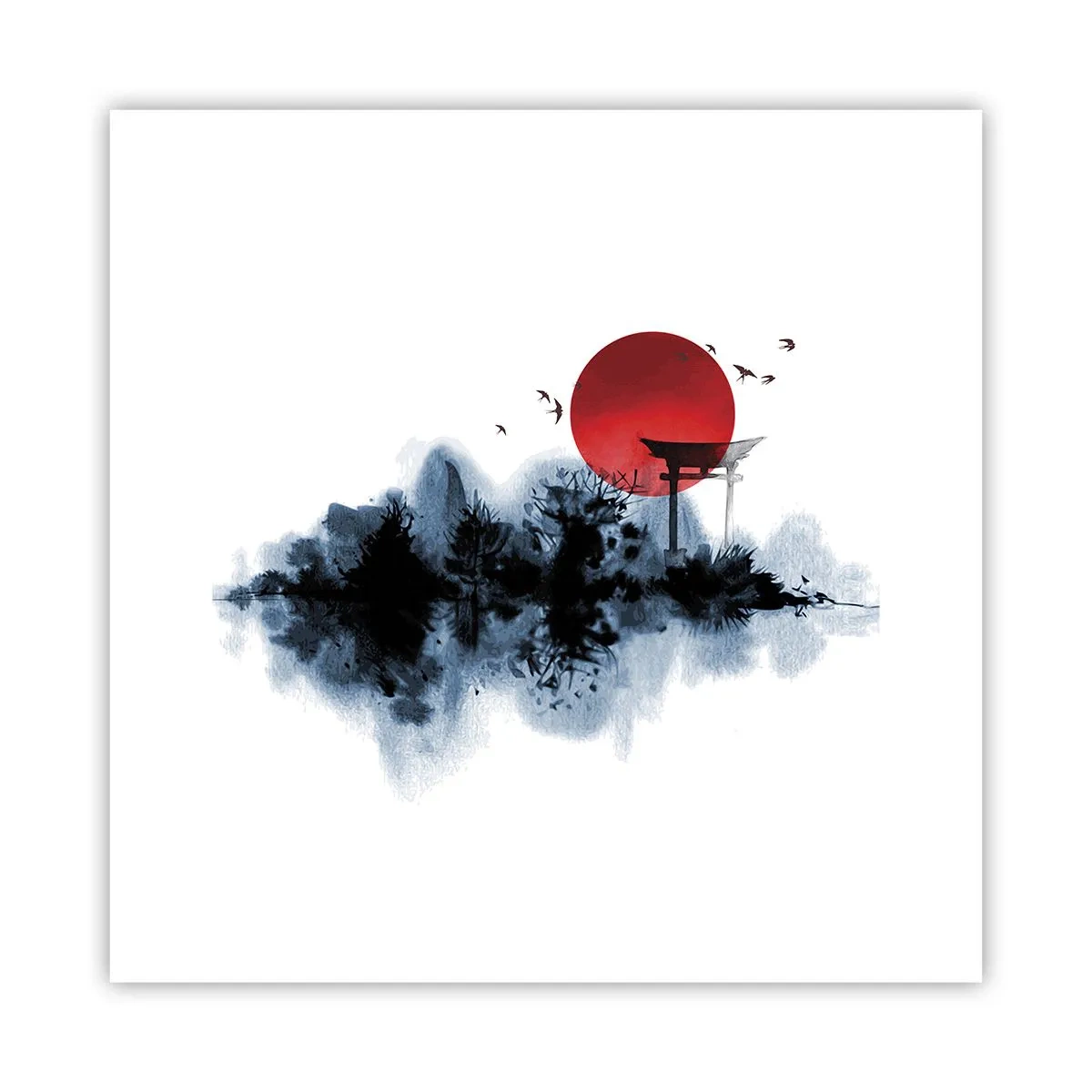 Poster - O vedere japoneză - 30x30 cm