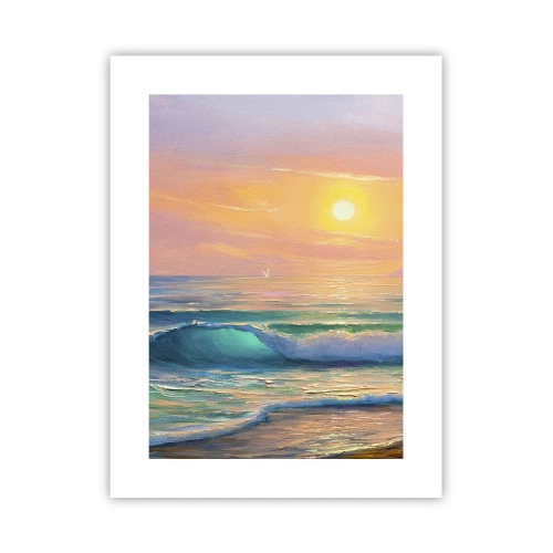 Poster - Cântecul turcoaz al valurilor - 30x40 cm