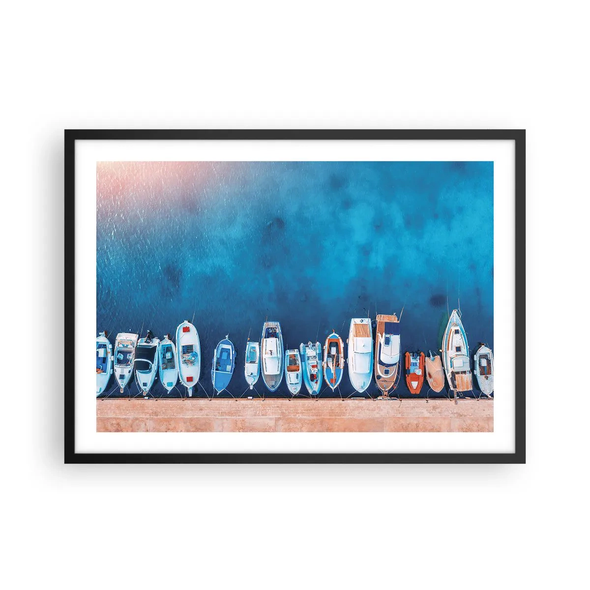 Poster în ramă neagră - Aliniere - 70x50 cm