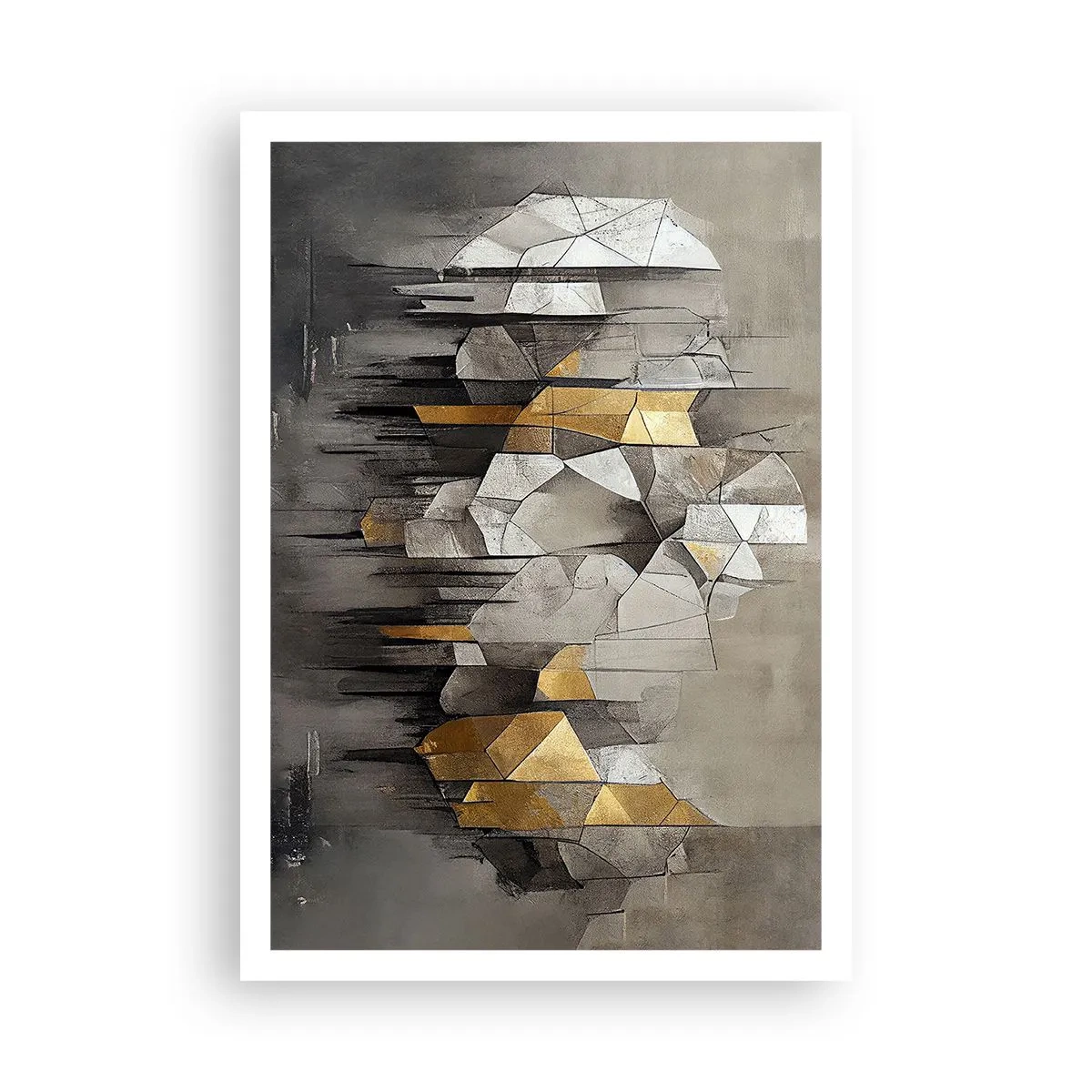 Poster - Compoziție de gheață și lumină - 70x100 cm