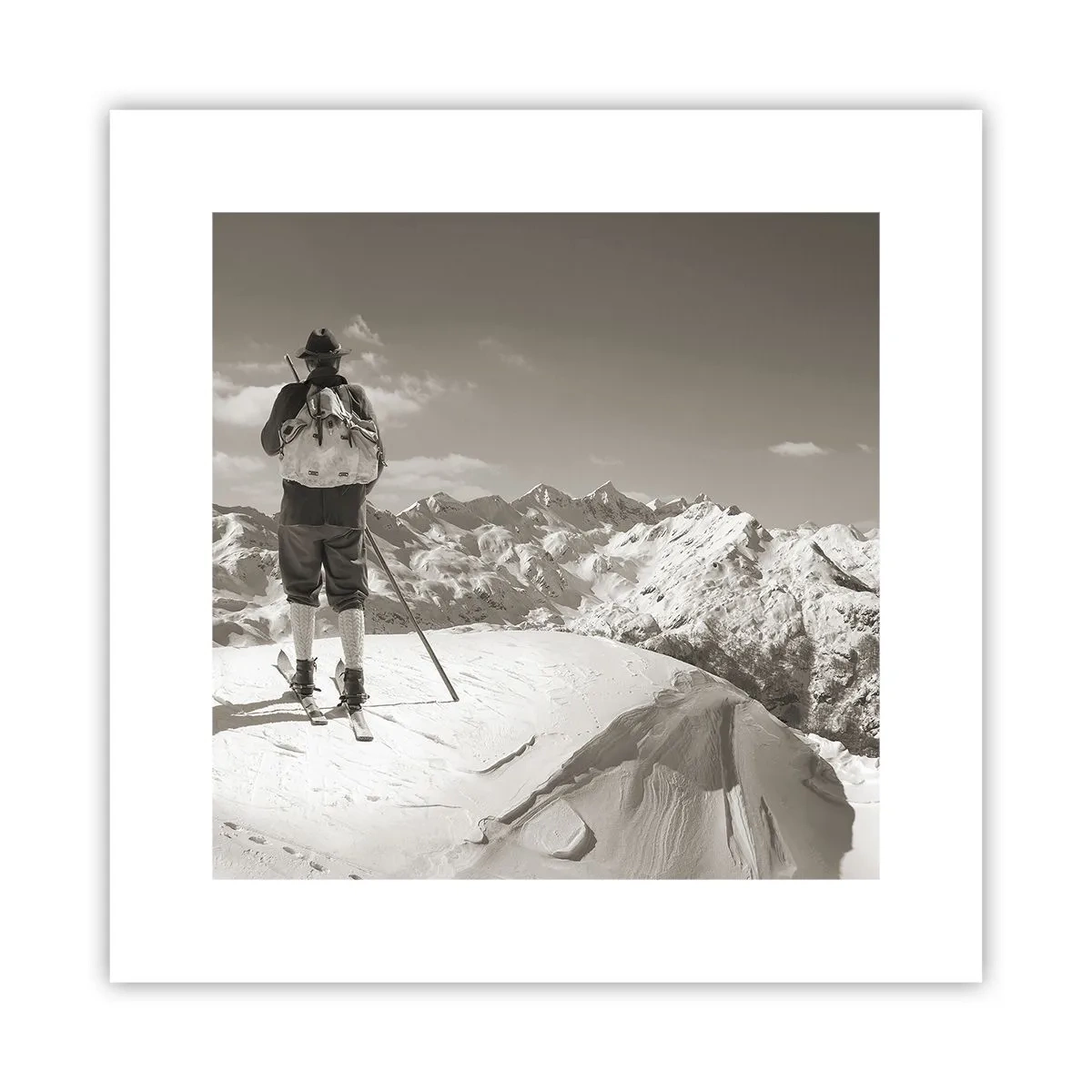 Poster - Și munții sunt la fel - 30x30 cm