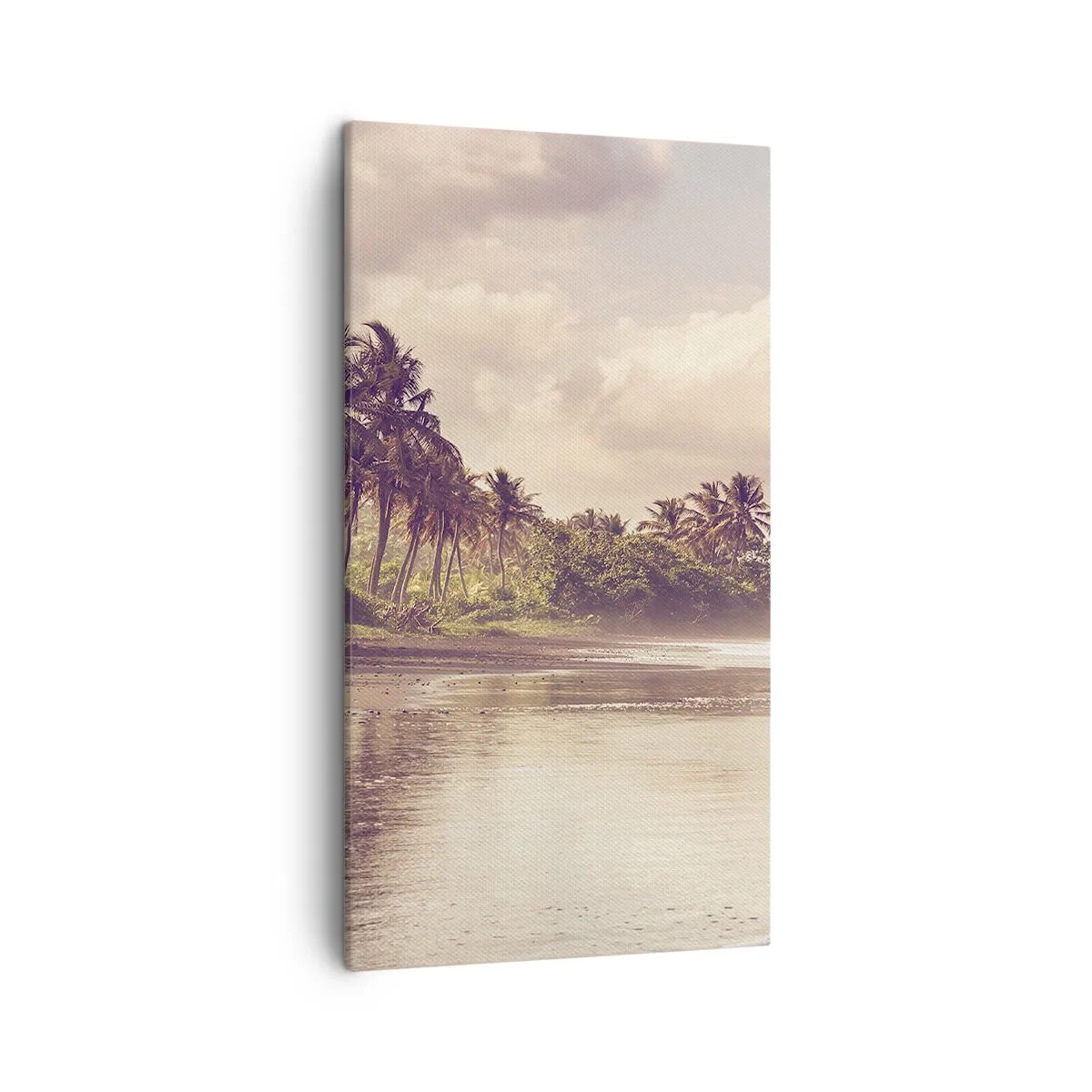 Tablou pe pânză - Mângâind valurile - 45x80 cm