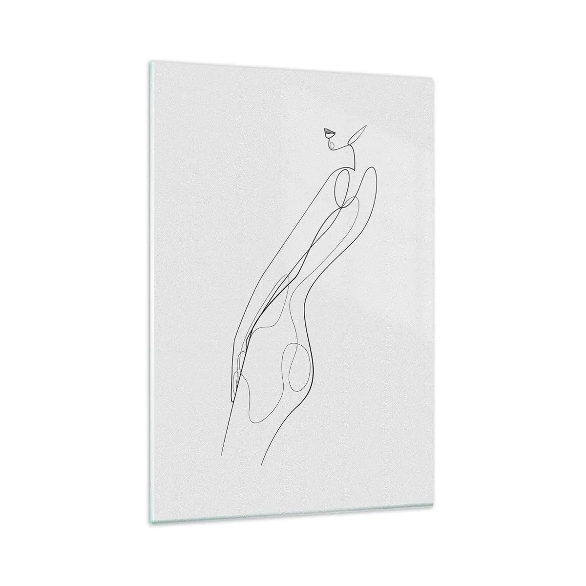 Tablou pe sticlă - Abia o promisiune - 80x120 cm