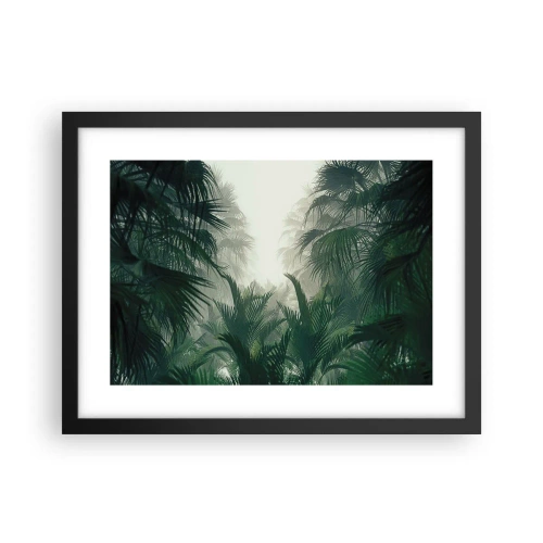 Poster în ramă neagră - Mister tropical - 40x30 cm
