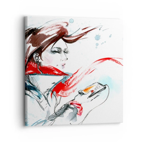 Tablou pe pânză - Ceva cântă în mine - 30x30 cm