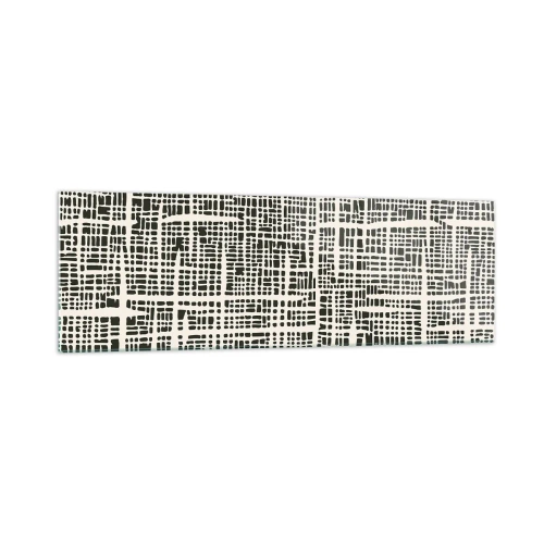 Tablou pe sticlă - O compoziție țesută - 160x50 cm