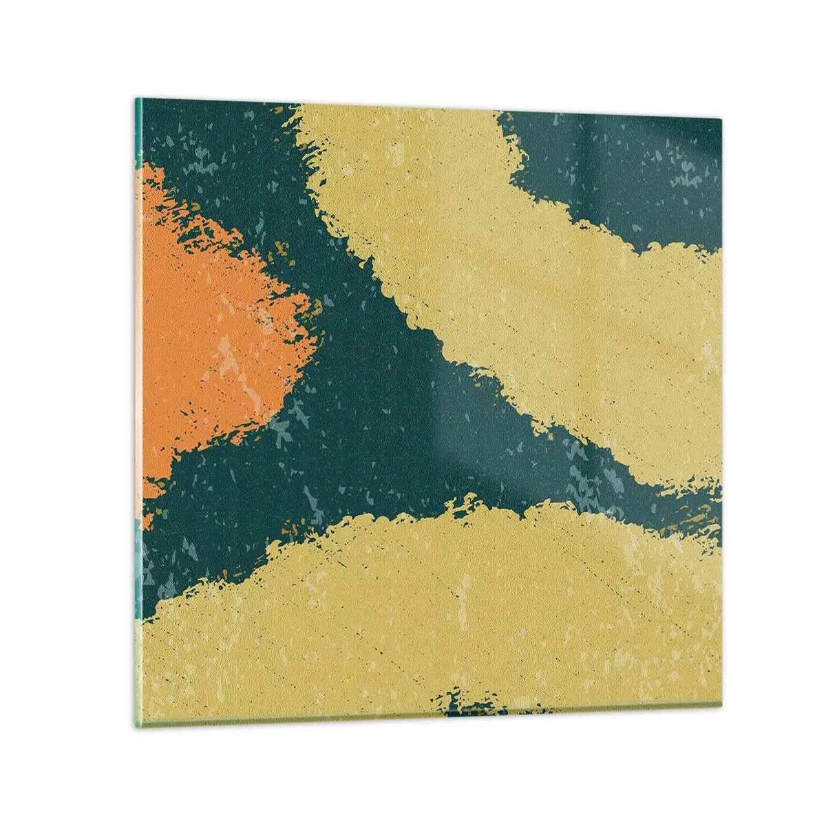 Tablou pe sticlă - Abstracție - în slow motion - 30x30 cm