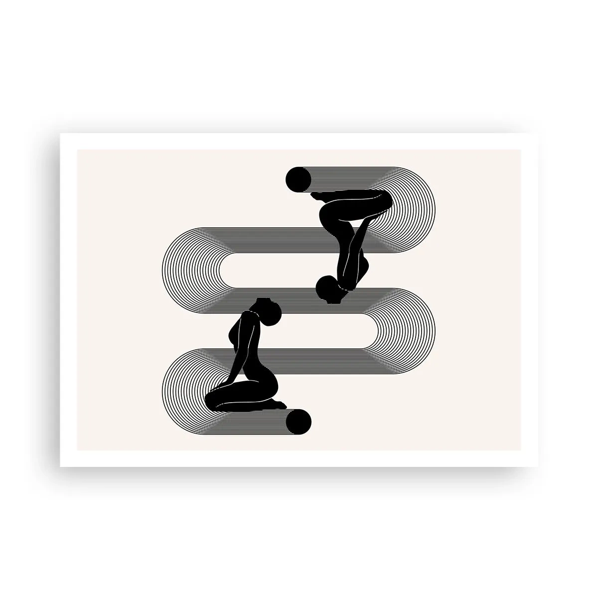 Poster - Simetrie senzuală - 100x70 cm