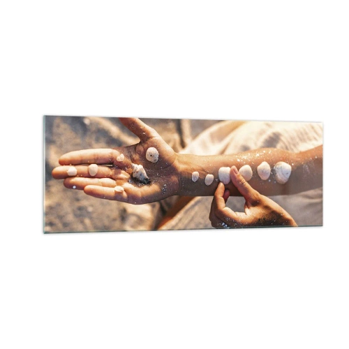 Tablou pe sticlă - Frumusețe la îndemână - 140x50 cm