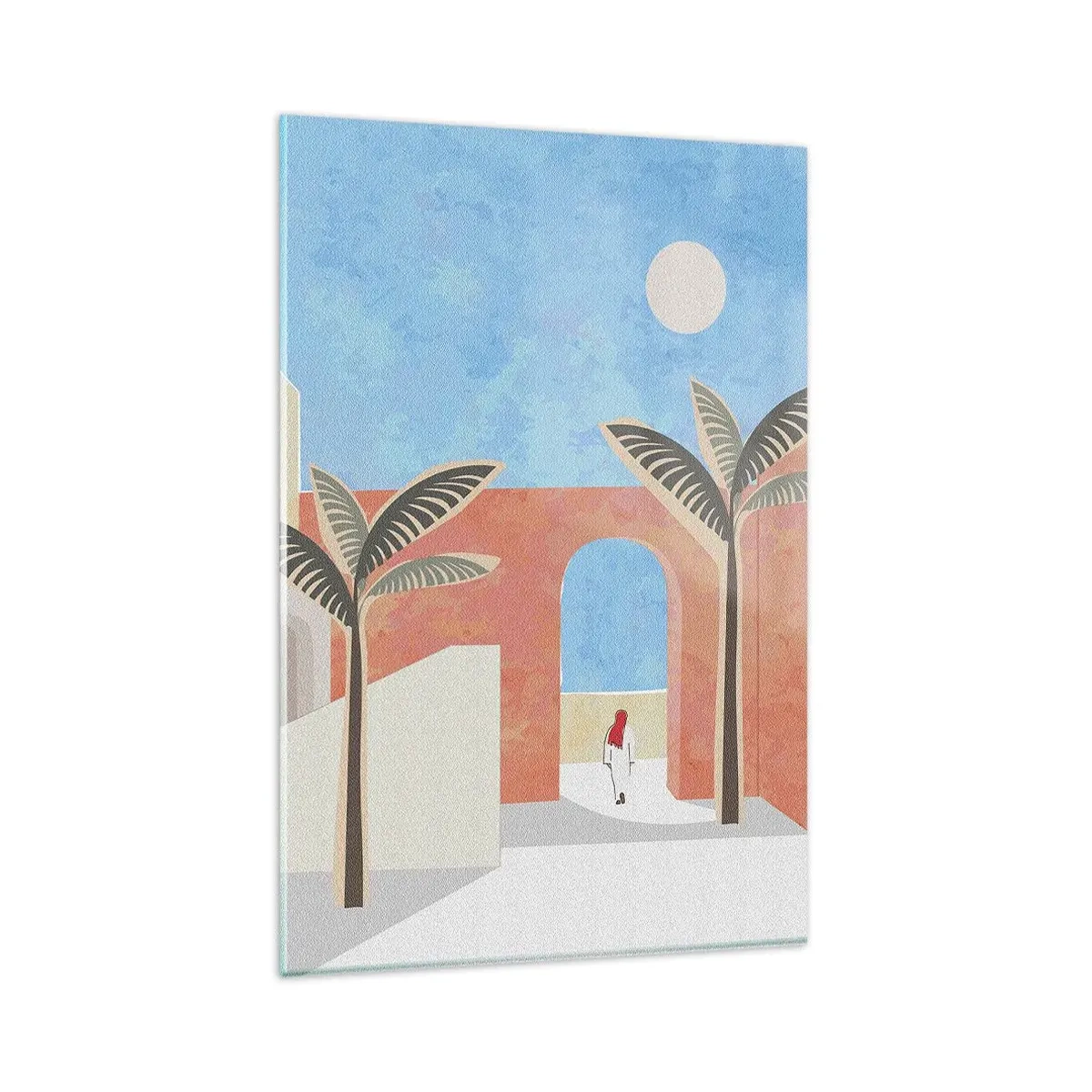 Tablou pe sticlă - O zi arabă - 80x120 cm