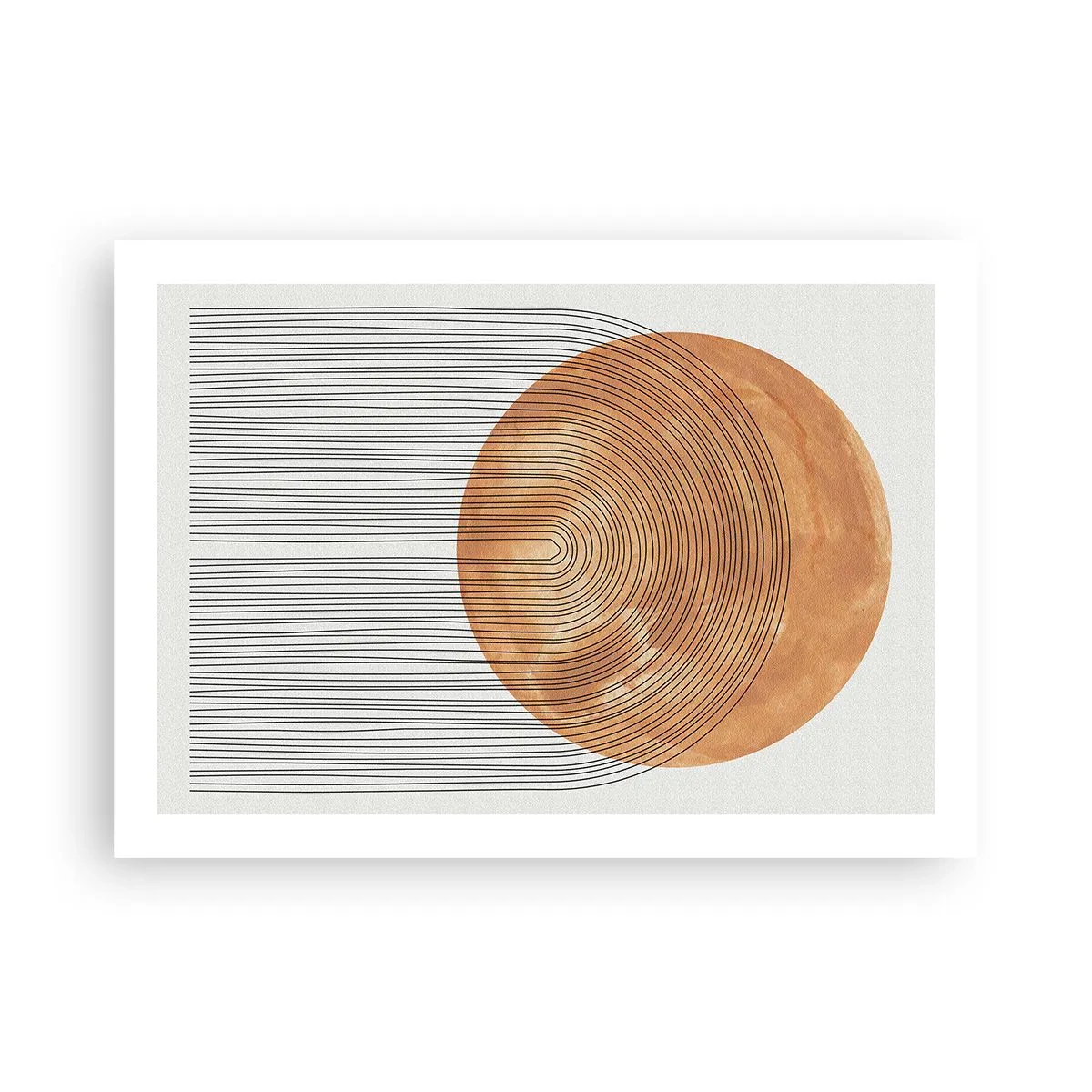 Poster - Compoziția solară - 70x50 cm