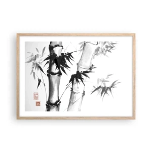 Poster în ramă de stejar deschis - Primul-plan al Orientului - 70x50 cm