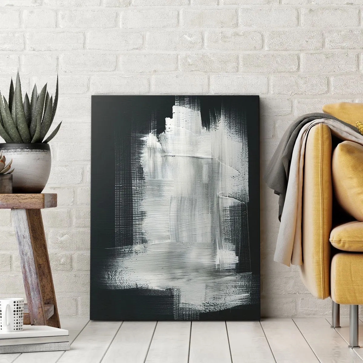 Tablou pe pânză - Țesut vertical și orizontal - 50x70 cm