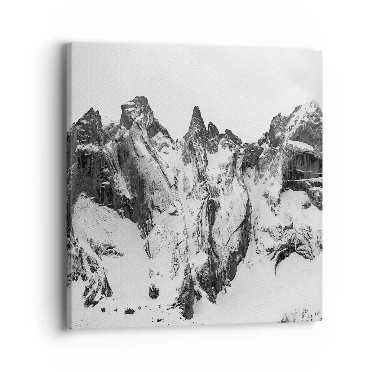Tablou pe pânză - Amenințarea crestei de granit - 40x40 cm