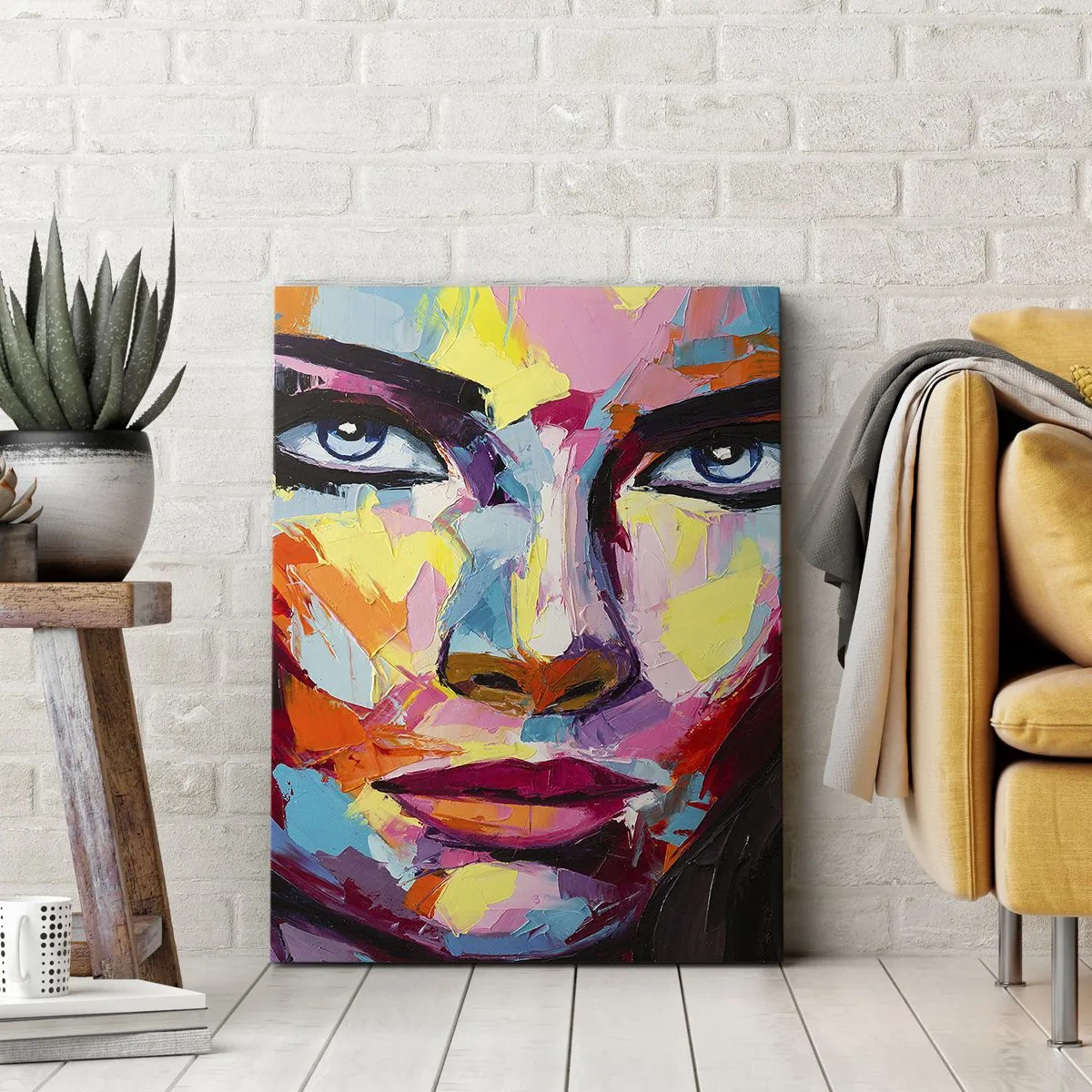 Tablou pe pânză - Un suflet plin de culoare - 50x70 cm