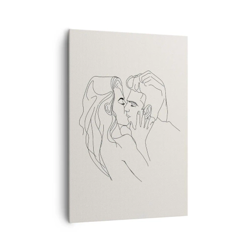 Tablou pe pânză - Încurcați în sentimente - 70x100 cm