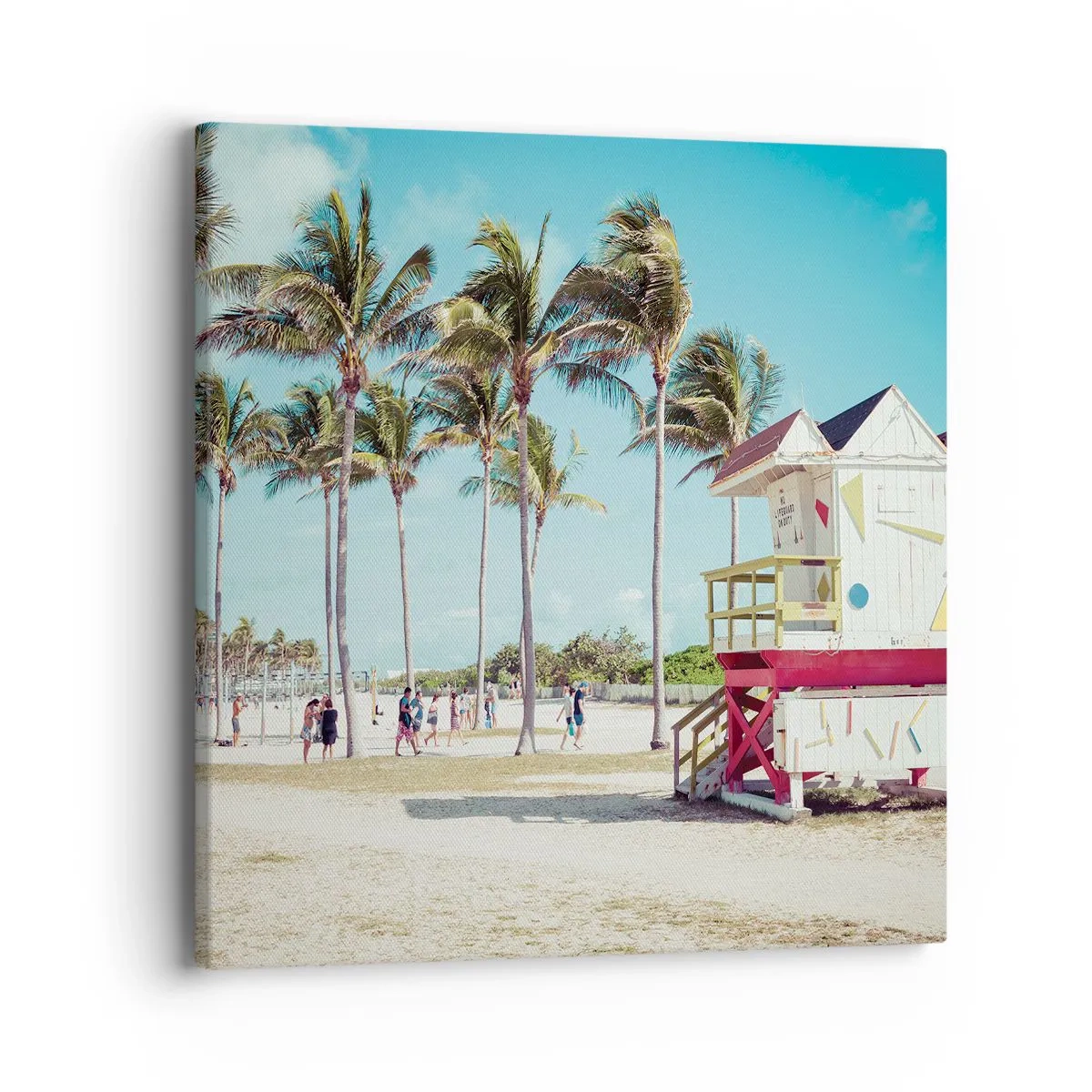 Tablou pe pânză - O zi frumoasă te așteaptă - 40x40 cm