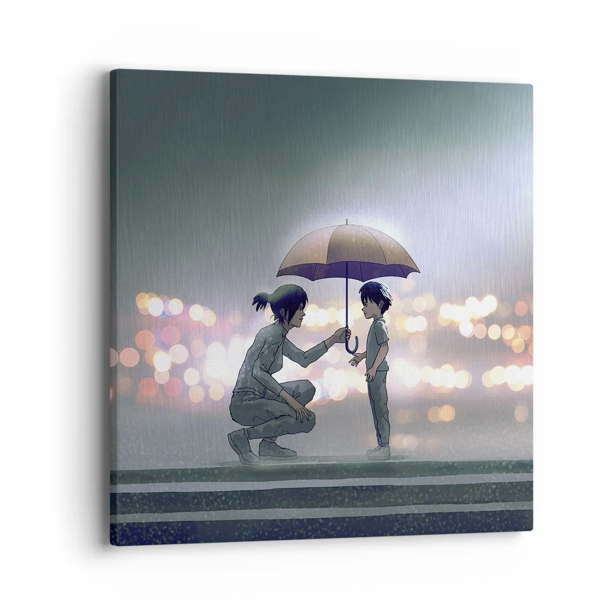 Tablou pe pânză - Și totul este bine acum - 40x40 cm