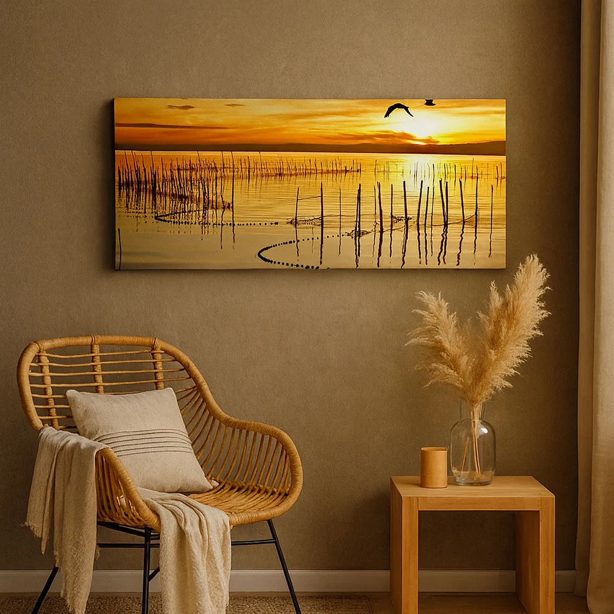 Tablou pe pânză - În zona pescuitului - 30x30 cm