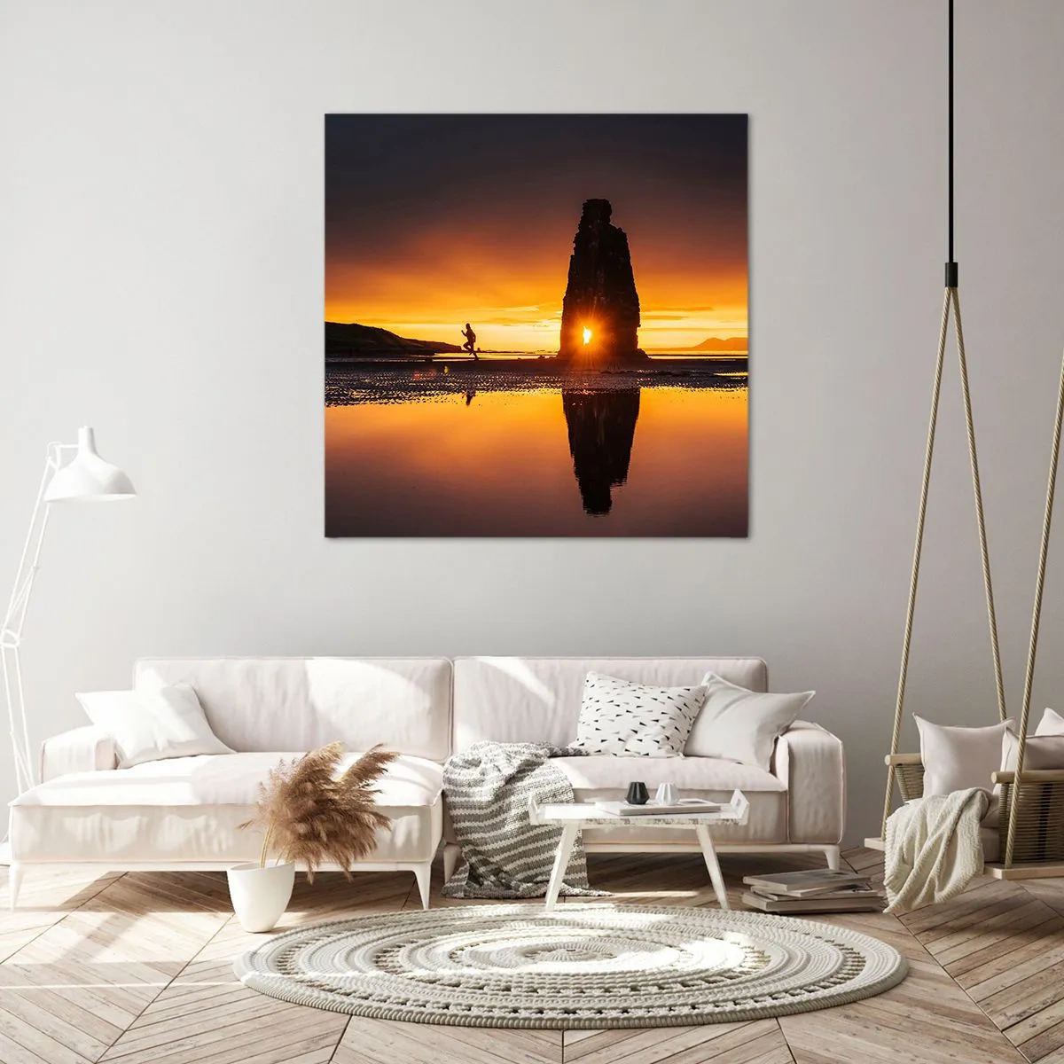 Tablou pe pânză - Doar tu și natura - 30x30 cm