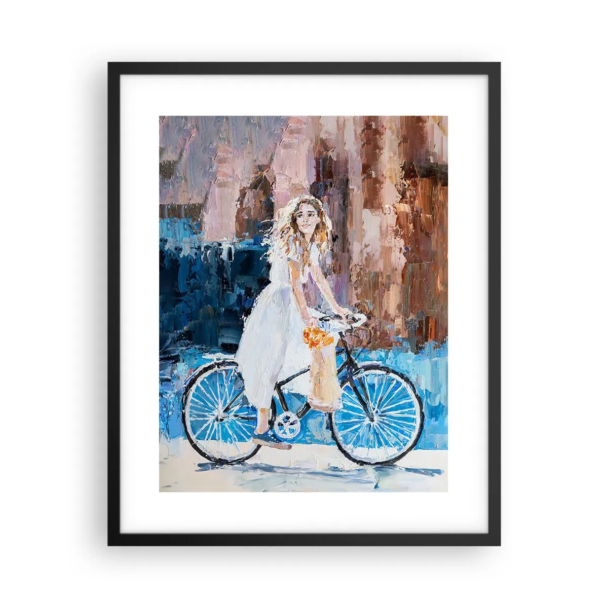 Poster în ramă neagră - Bucurie de dimineață - 40x50 cm