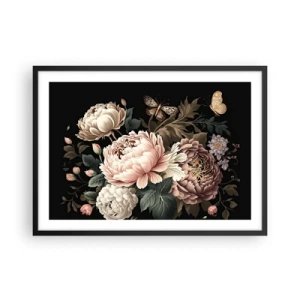 Poster în ramă neagră - În stil baroc - 70x50 cm