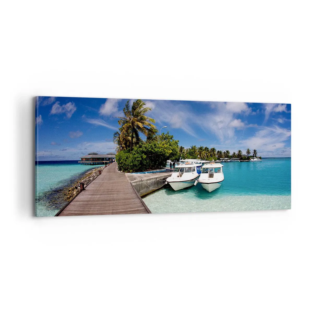 Tablou pe pânză - Și totuși paradisul există - 100x40 cm