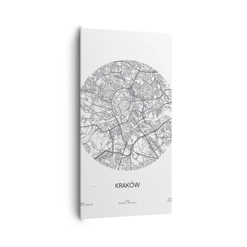 Tablou pe pânză - Anatomia Cracoviei - 65x120 cm