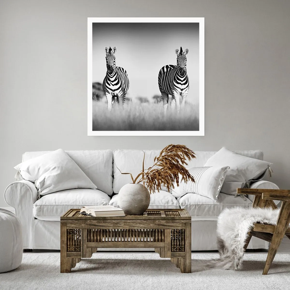 Poster - Și totuși lumea e albă și neagră - 60x60 cm