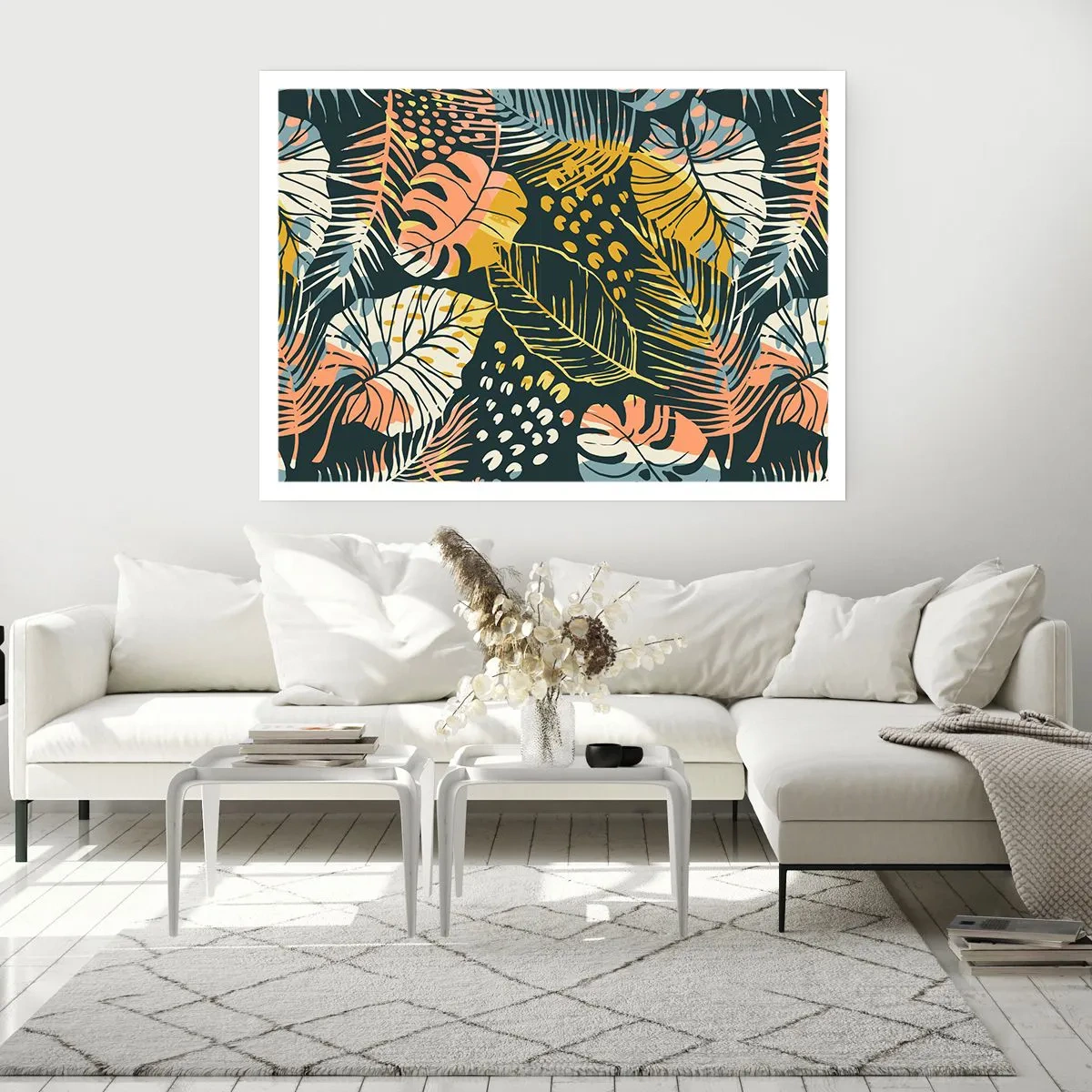 Poster - Fantezie cu frunze - 40x30 cm