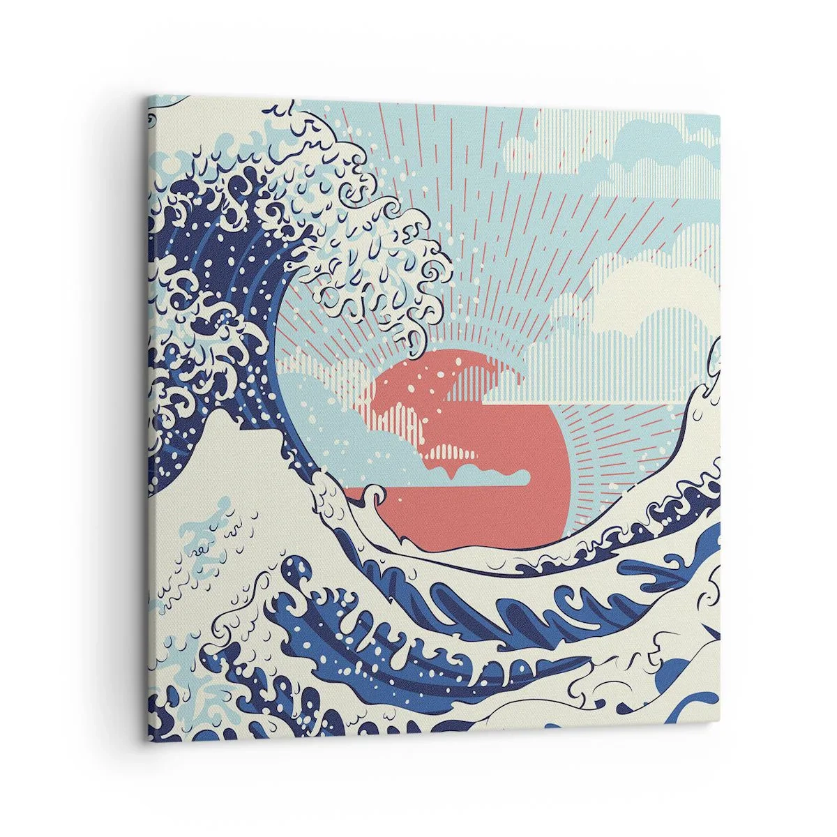 Tablou pe pânză - Din inspirații japoneze - 50x50 cm