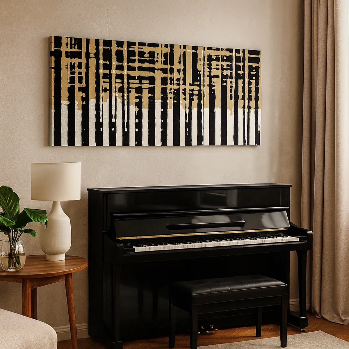 Tablou pe pânză - Abstracție arhitecturală - 30x30 cm