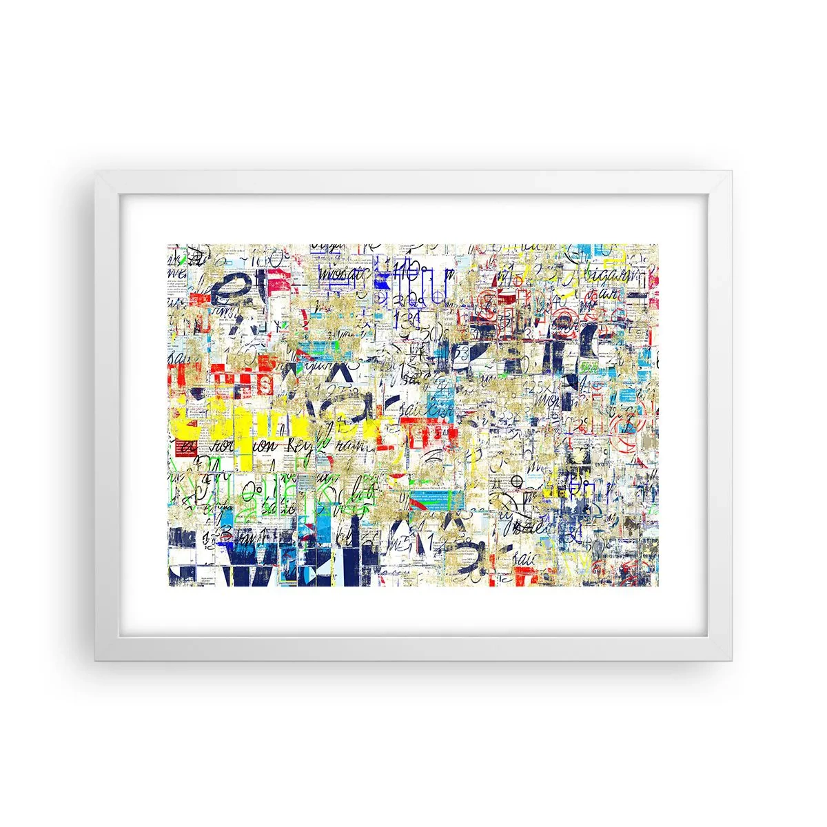 Poster în ramă albă - Pur și simplu plăcut pentru ochi - 40x30 cm