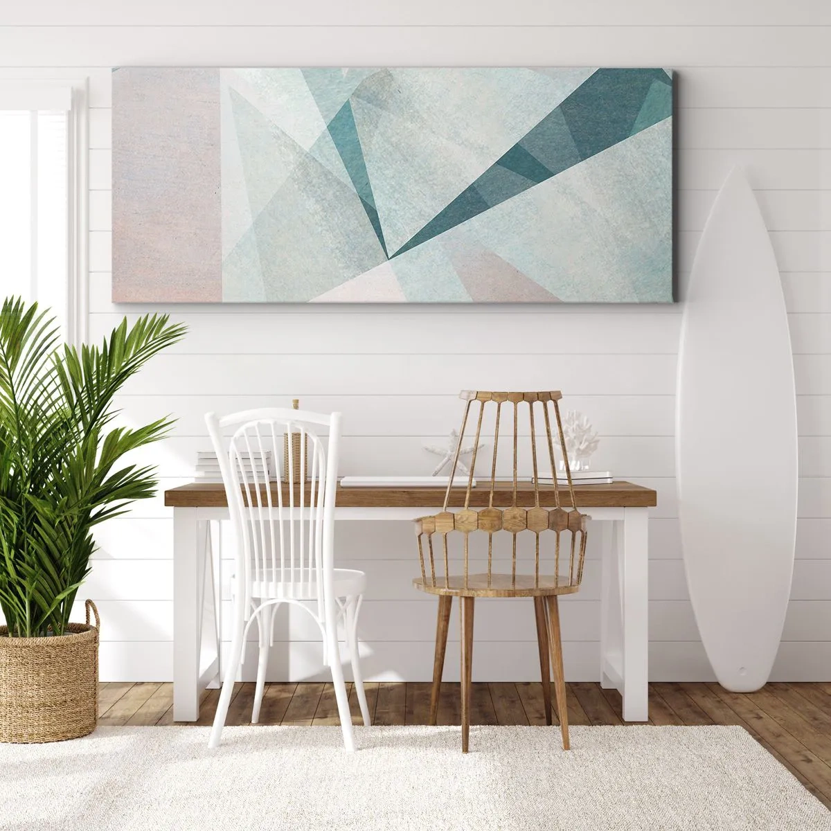 Tablou pe pânză - Calm și totuși dinamic - 100x40 cm