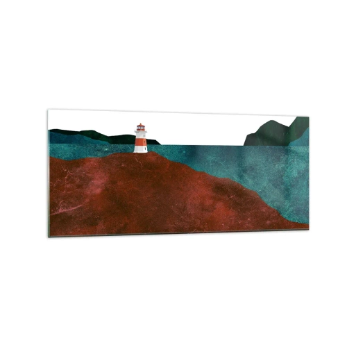 Tablou pe sticlă - Privind marea - 120x50 cm