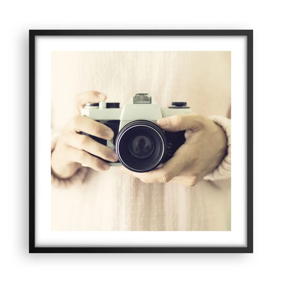 Poster în ramă neagră - Pentru a vedea mai multe... - 50x50 cm