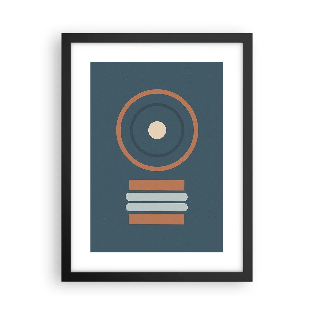 Poster în ramă neagră - Esența problemei - 30x40 cm