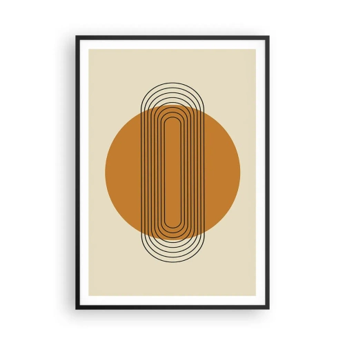 Poster în ramă neagră - Planul perfect - 70x100 cm