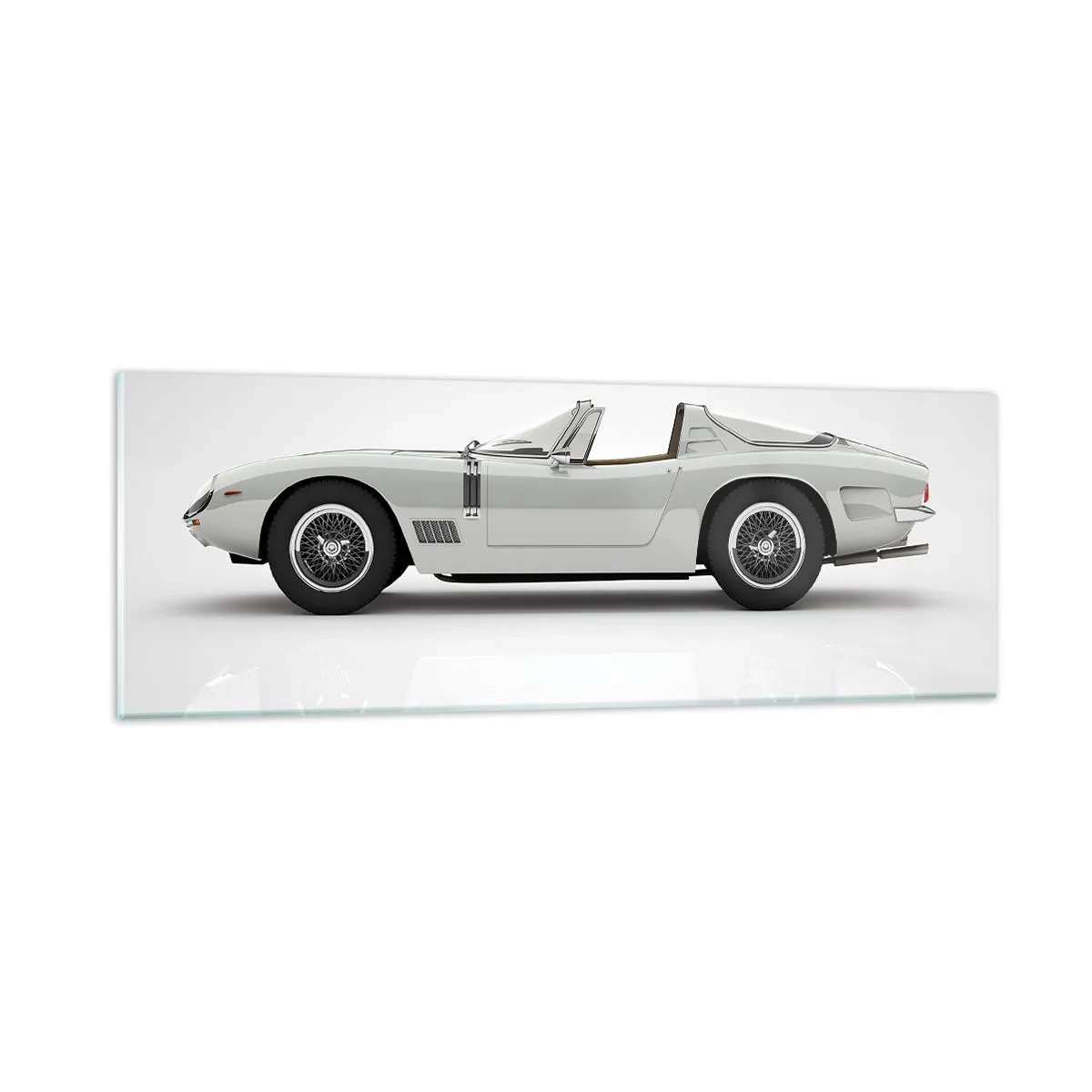 Tablou pe sticlă - Promisiunea distracției - 90x30 cm