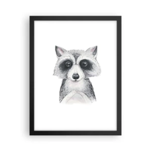 Poster în ramă neagră - Un moment pentru emoții - 30x40 cm