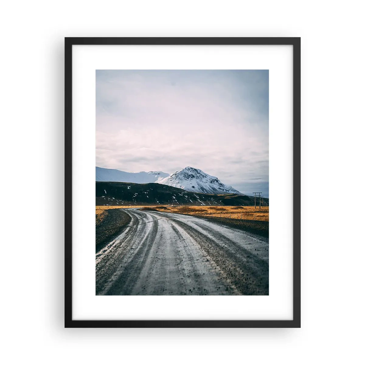 Poster în ramă neagră - În stilul islandez - 40x50 cm
