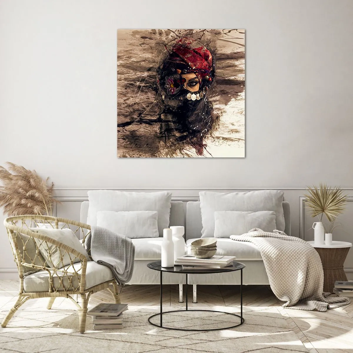 Tablou pe sticlă - Cel puțin îngrijător - 60x60 cm