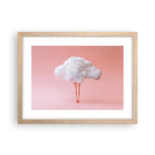 Poster în ramă de stejar deschis - Dulce promisiune - 40x30 cm