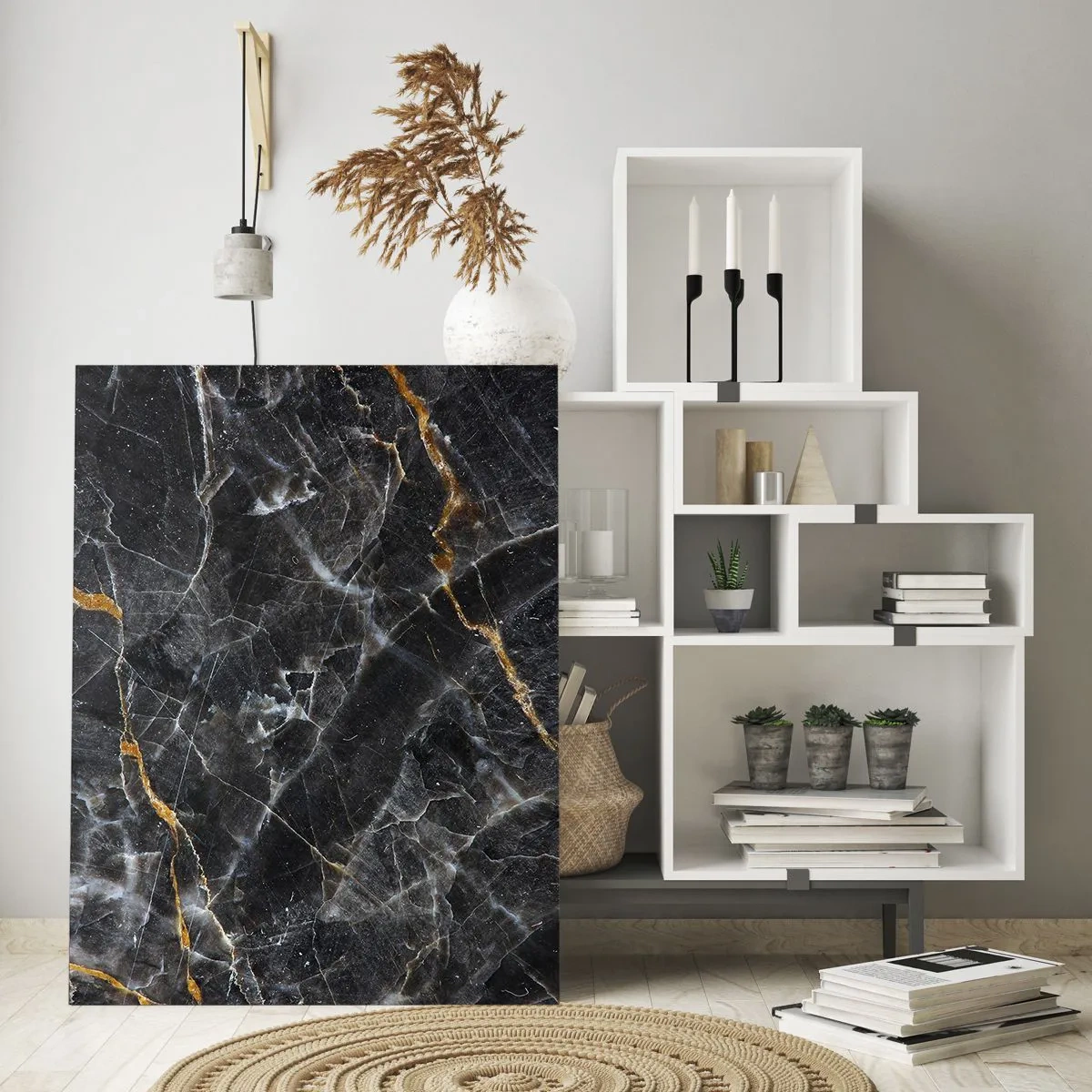 Tablou pe sticlă - Viața interioară a unei pietre - 50x70 cm