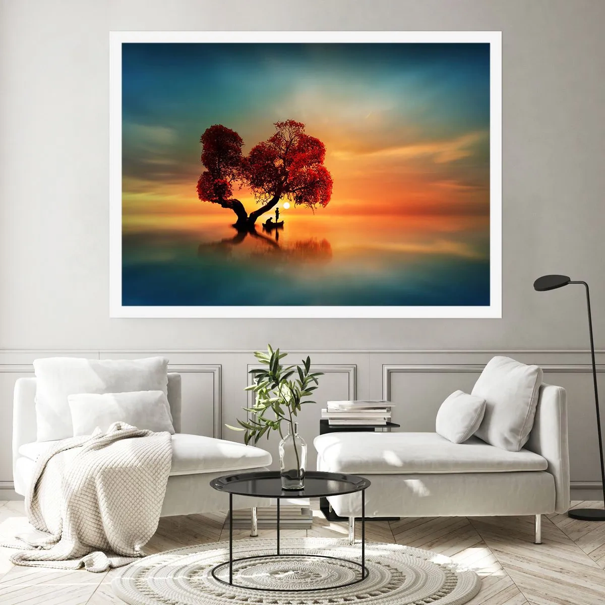 Poster - Lume îndepărtată și tăcută - 100x70 cm