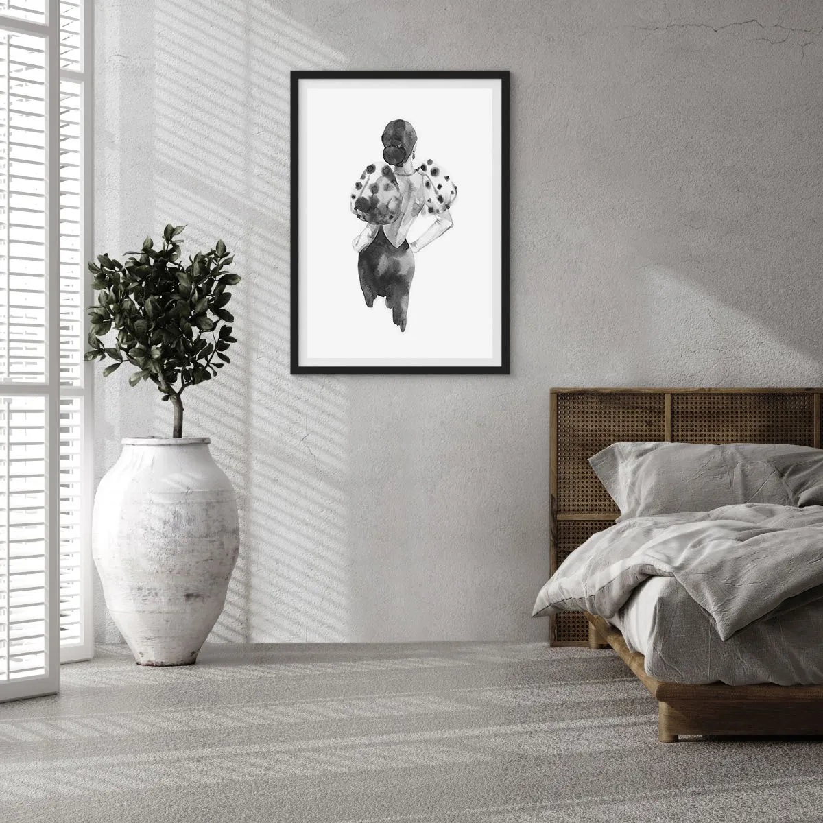 Poster în ramă neagră - A trecut chiar pe lângă noi - 70x100 cm